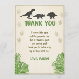 Pojke Dino för party för kort för