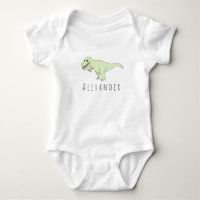 Pojke Doodle T-Rex Dinosaur med Namn
