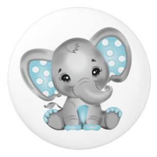 Pojke Elefant Knopp