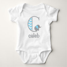 Pojke Elephant Bodydrät Boys Monogram Shirt C