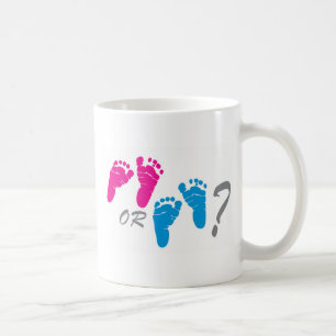 pojke eller flicka? gender avslöjer partyet kaffemugg