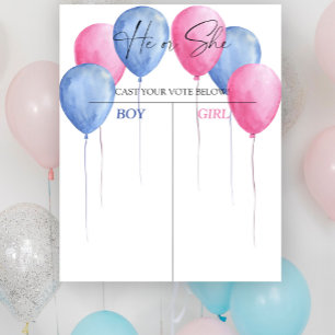 Pojke eller tjej vi vet att genderna visar diagram poster