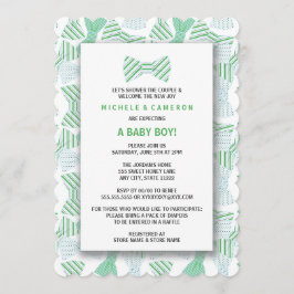 POJKE FLITIG BABY Shower Inbjudan FLITIG FLITAR BA