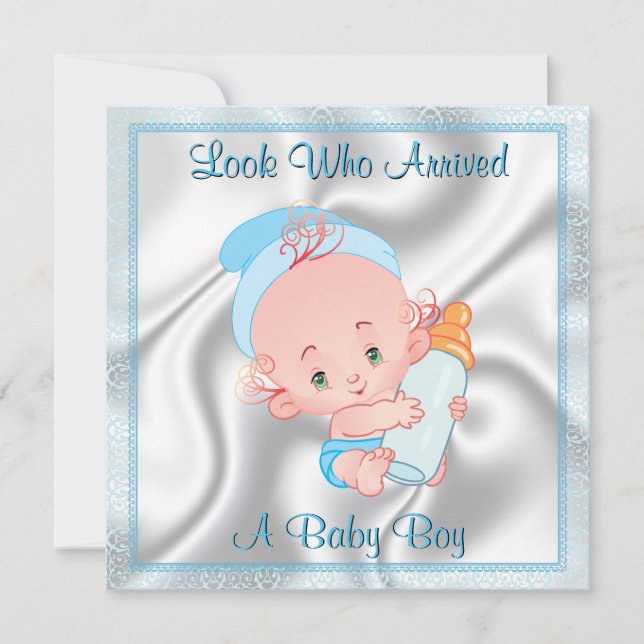 Pojke födelsedag meddelande (Framsida)