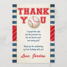 Pojke för födelsedag för baseball för