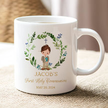 Pojke Första Nattvarden Förmån Keramisk Mugg 11 oz