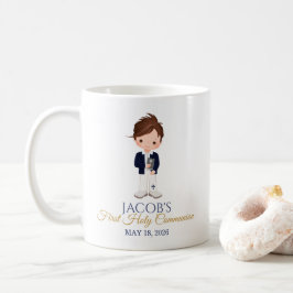 Pojke Första Nattvarden Minimalistisk Keramisk Mug Kaffemugg