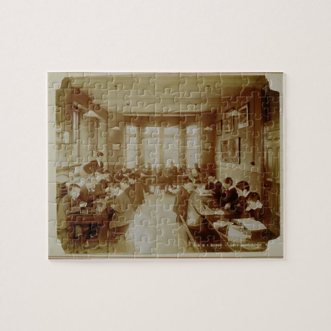 Pojke gillestuga på dövet och den dumma Instituen Pussel (Horisontell)