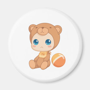 Pojke Girl Bear Jumpdräkt Magnet