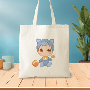 Pojke Girl Cat Jumpdräkt Tygkasse