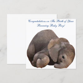 Pojke Grattiss födelsekort Inbjudningar