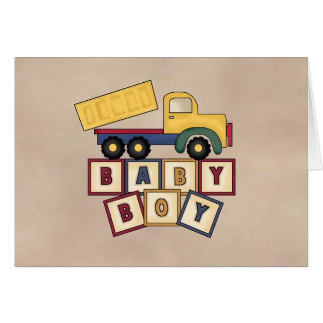 Pojke Hälsningskort (Framsidan Horizontal)