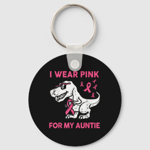 Pojke I Bära Rosa för min apuntie Breast Cancer Aw Nyckelring