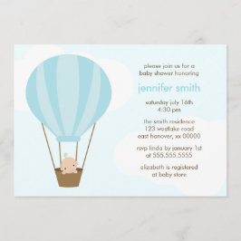 Pojke i Blue Balloon Inbjudningar