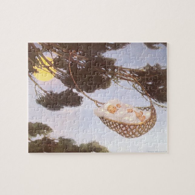 Pojke i Hassoc-träd av Jessie Willcox Smith Pussel (Horisontell)