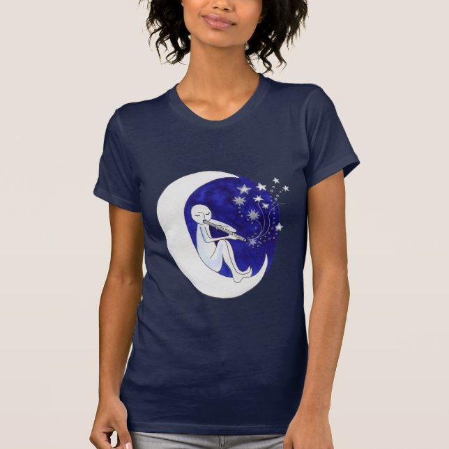 Pojke i månen t-shirt (Framsida)
