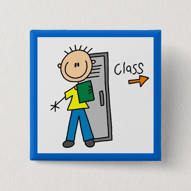 Pojke i skolan knapp (Framsida)
