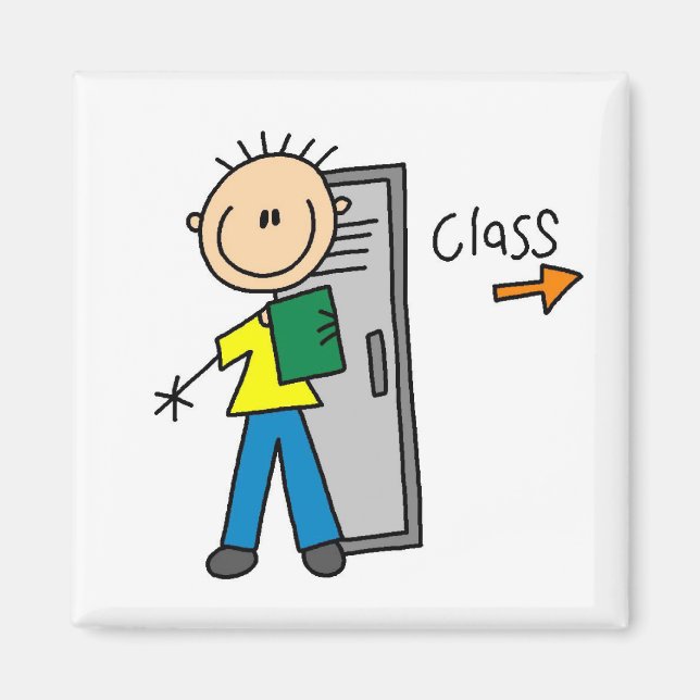 Pojke i skolan magnet (Framsidan)