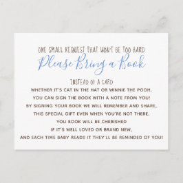 Pojke Little Pumpkin Fall Baby Shower Bok Card Inbjudan Vykort