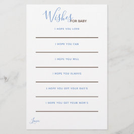 Pojke Little Pumpkin Önskemål för Baby-kort