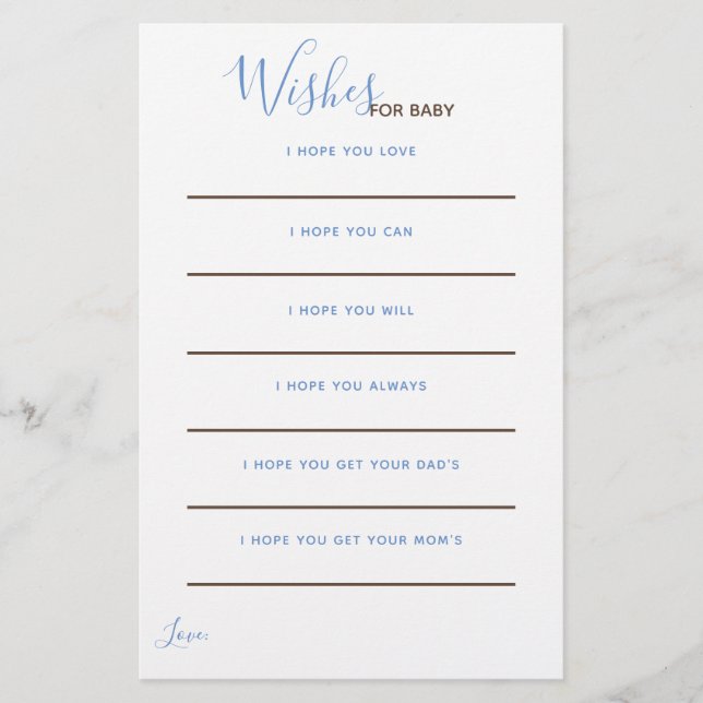 Pojke Little Pumpkin Önskemål för Baby-kort (Framsida)