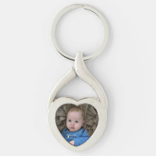 Pojke Little Son Personlig Photo Nyckelring