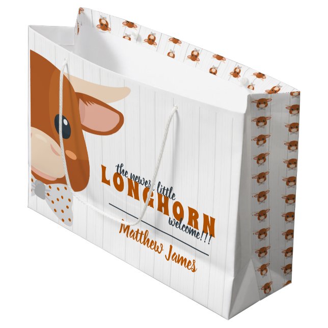 Pojke Longhorn Burnt Orange (Framsidan Vinklad)