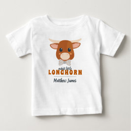 Pojke Longhorn Burnt Orange T Shirt