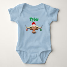 Pojke Longhorn Steer Baby Bodykostym