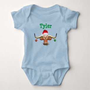 Pojke Longhorn Steer Baby Bodykostym T Shirt