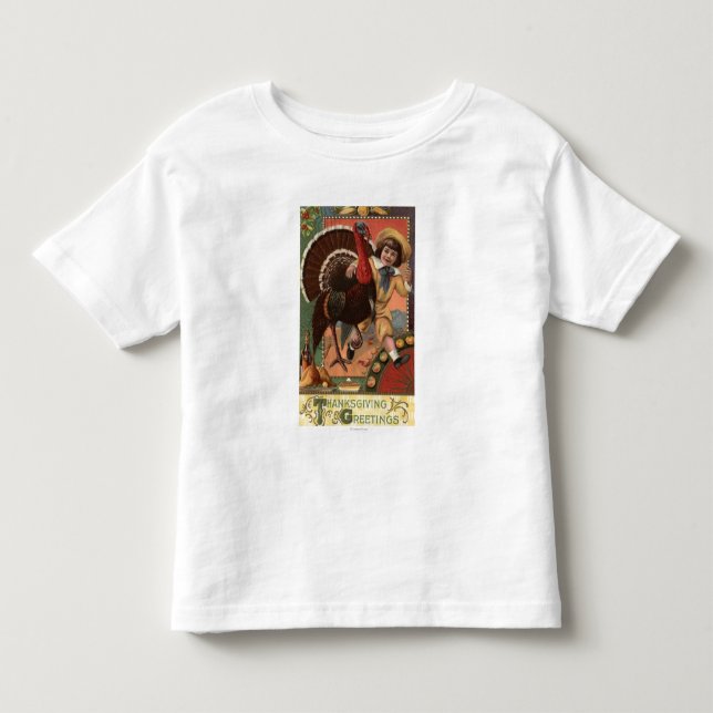Pojke med Arm runt Turkiet T Shirt (Framsida)