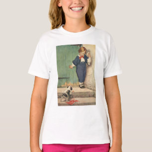 Pojke med Puppy Hund Tee