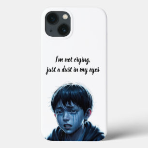 Pojke med tårar Iphone case