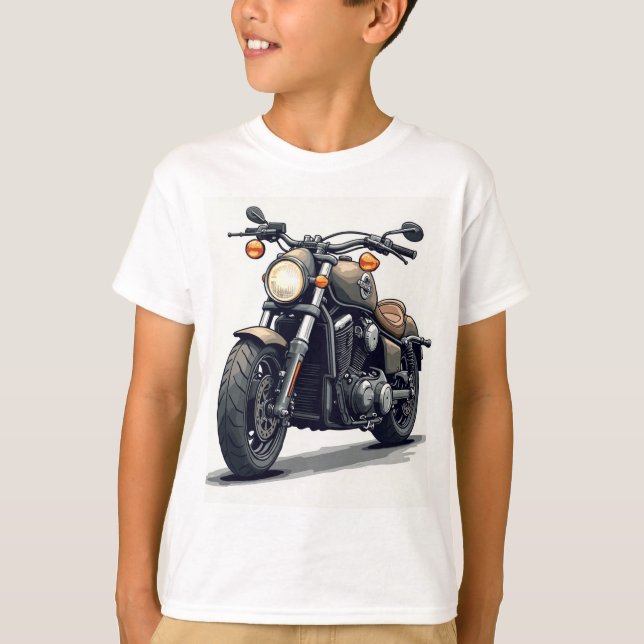 Pojke Motorcykel Tröja (Framsida)