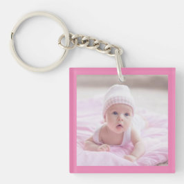 Pojke 'n Girl, Rosa 'n Blue Two Photo Keychain