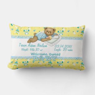 Pojke Nalle Pillow 2 Lumbarkudde