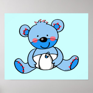 Pojke (nalle) poster