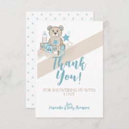 Pojke Nalle - tackkort Tack Kort