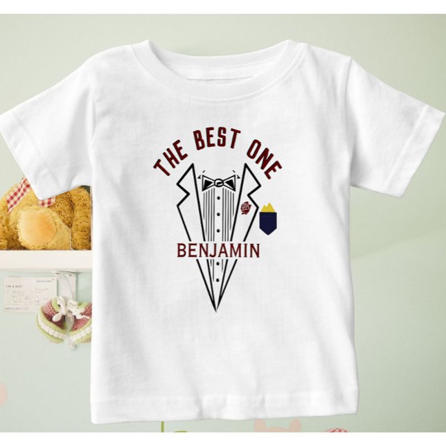 Pojke Namn 1 Kärlek Tuxedo T Shirt (Skapare uppladdad)