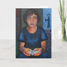 Pojke och hans morsa