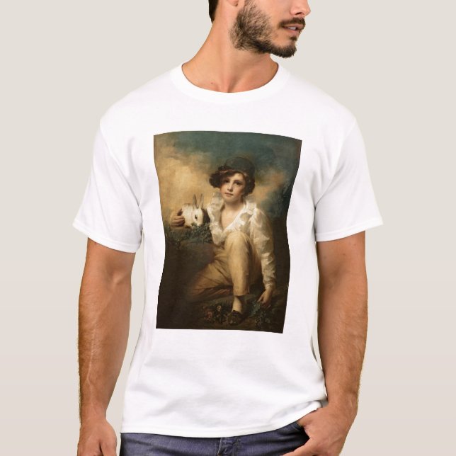 Pojke och kanin, c.1814 tee (Framsida)