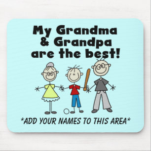 Pojke- och morförälderanpassade Mousepad Musmatta