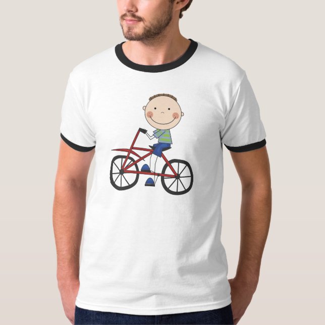 Pojke på cykelTshirts och gåvor Tee (Framsida)