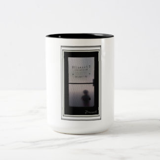 pojke-på-dörr Två-Tonad mugg