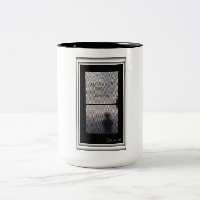 pojke-på-dörr Två-Tonad mugg (Center)