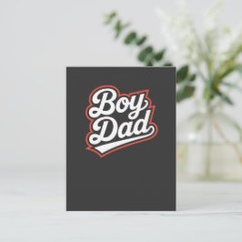 Pojke Pappa vycard Pojke-meddelande Ny pappa Helg Vykort
