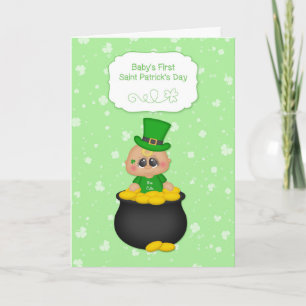 Pojke, Pot of Guld, 1:a St. Patrick's Day Kort