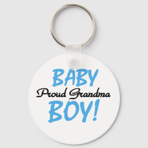 Pojke Proud Grandma Nyckelring