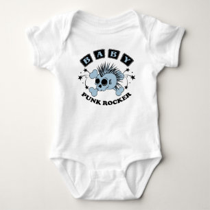 Pojke Punk Skull T Shirt