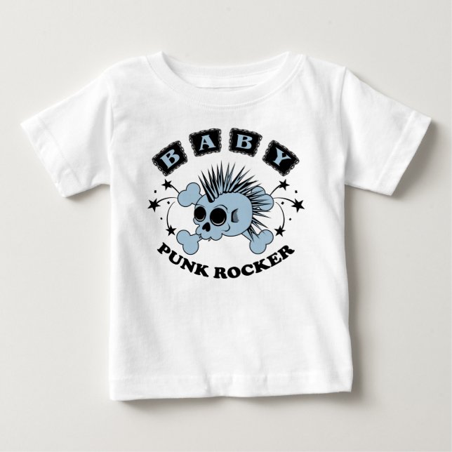 Pojke Punk Skull Tröja (Framsida)